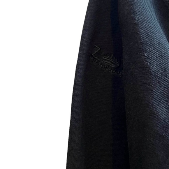 Zadig & Voltaire Embellished Skull Back Long Sleeve Henley Tee Size XS - Picture 8 of 10